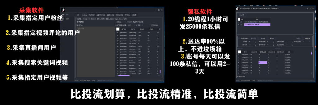 Tiktok强制私信软件协议版，自研协议强私，无需手机，采集用户UID直接发送！-鲁搬资源网