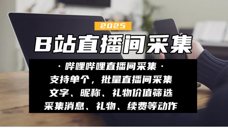 B站助手—哔哩哔哩直播间采集—引爆您的B站营销！-鲁搬资源网